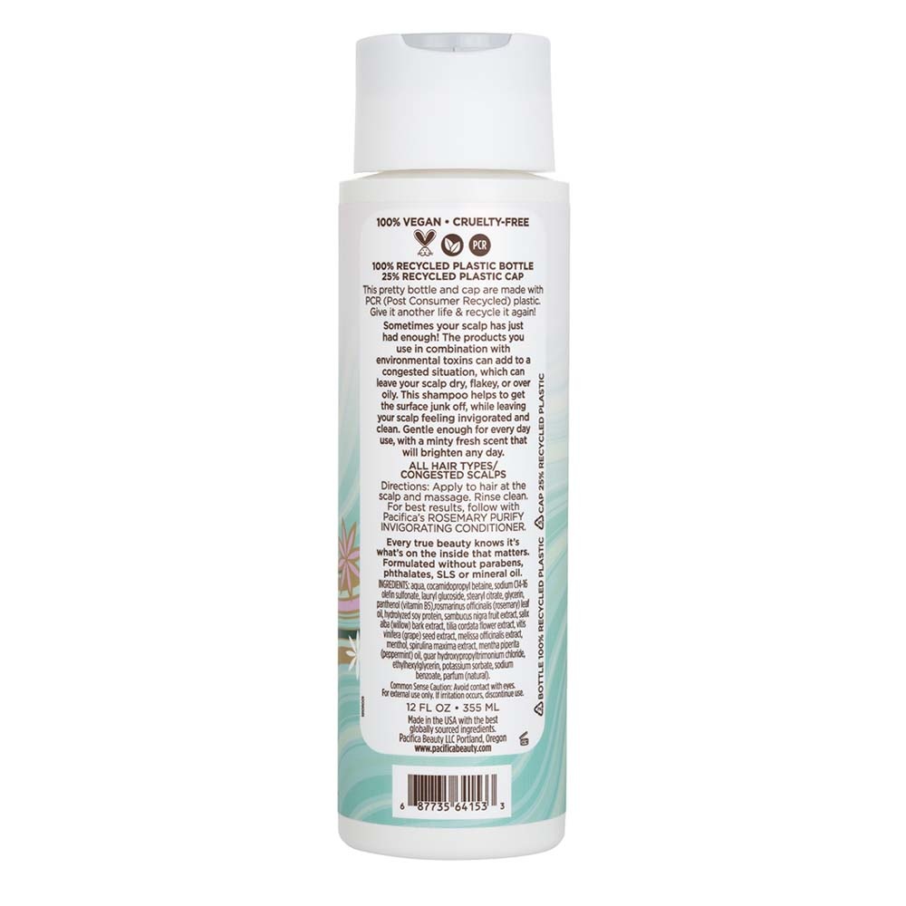 pacifica beauty Shampoing revigorant Rosemary Purify Cheveux