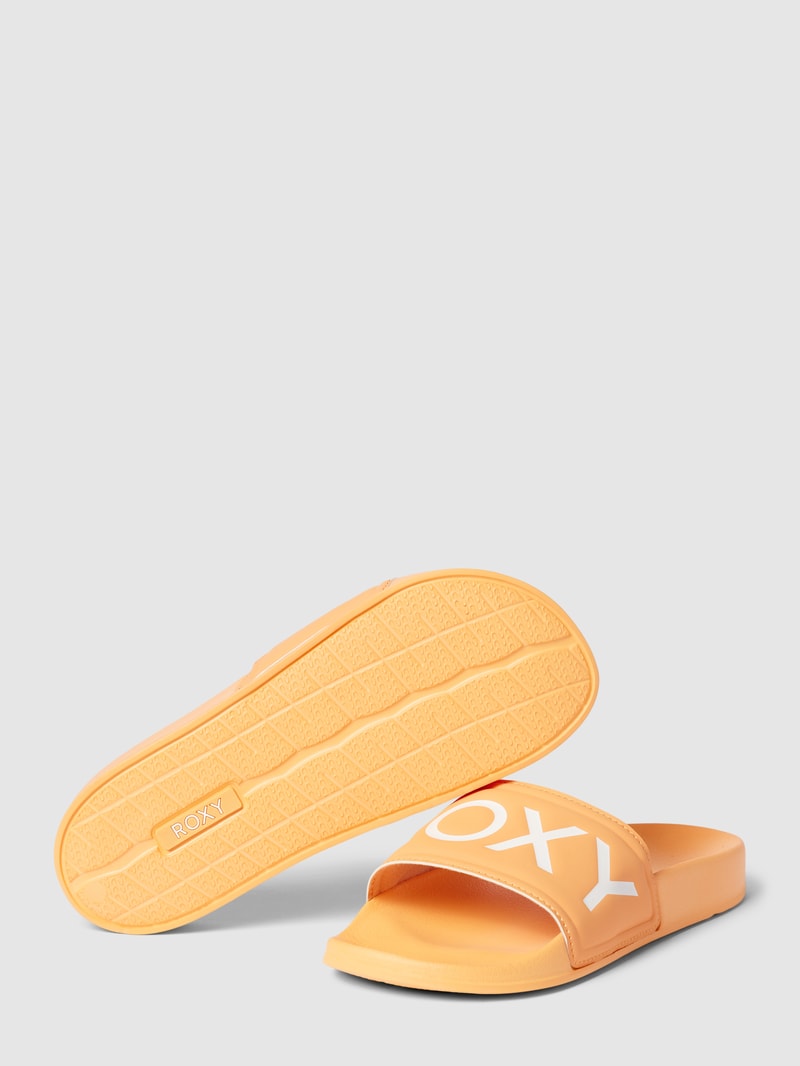 Slides mit Label-Detail Modell 'SLIPPY' in orange