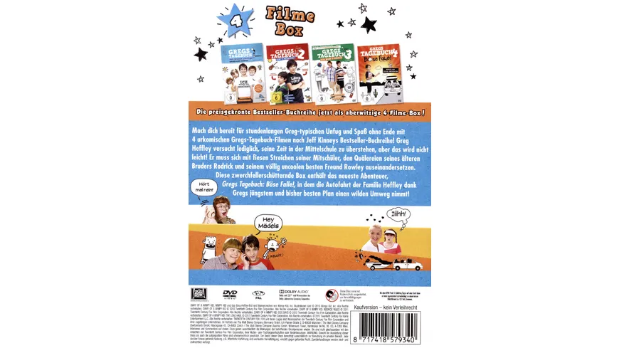 Gregs Tagebuch 1-4  [4 DVDs]