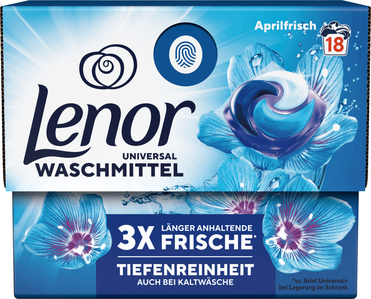 Vollwaschmittel Pods Aprilfrisch, 18 Wl