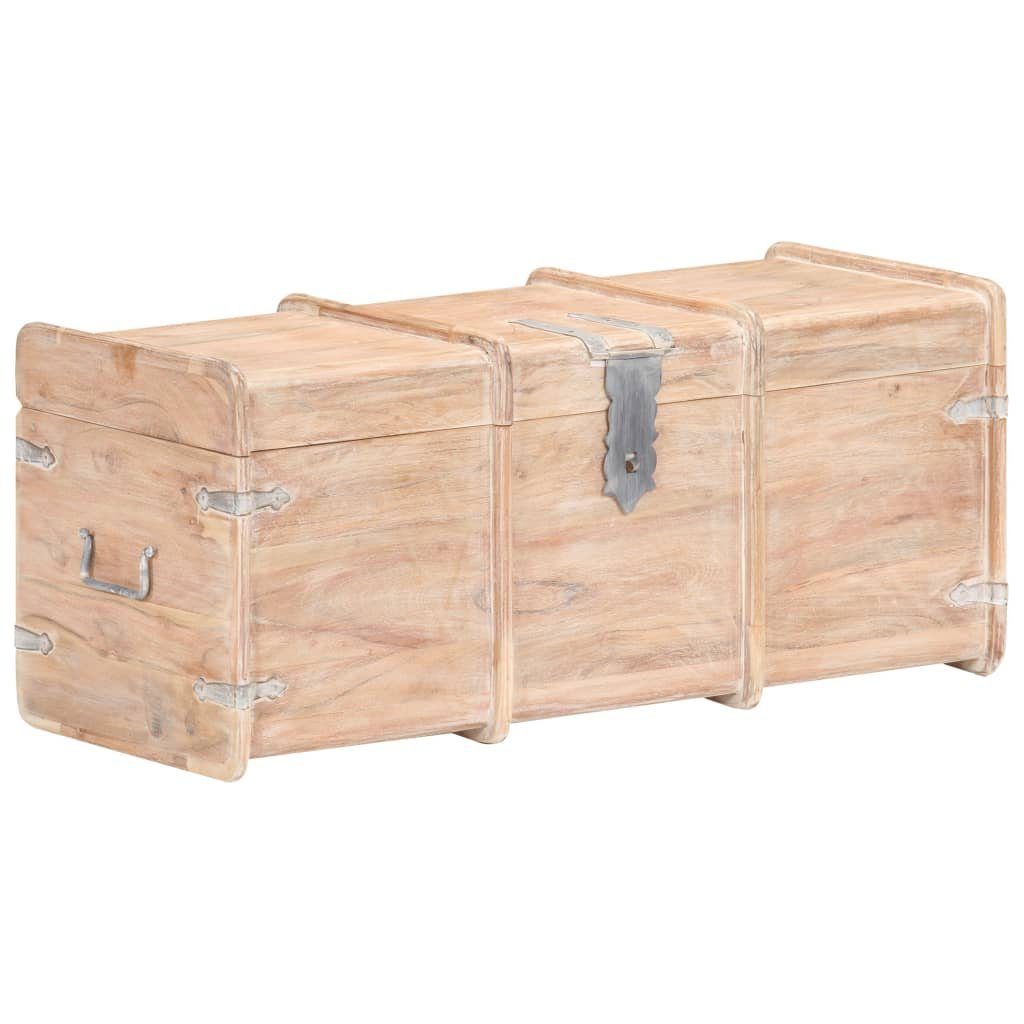 vidaXL Aufbewahrungsbox Holztruhe 90x40x40 cm Akazie Massivholz (1 St)