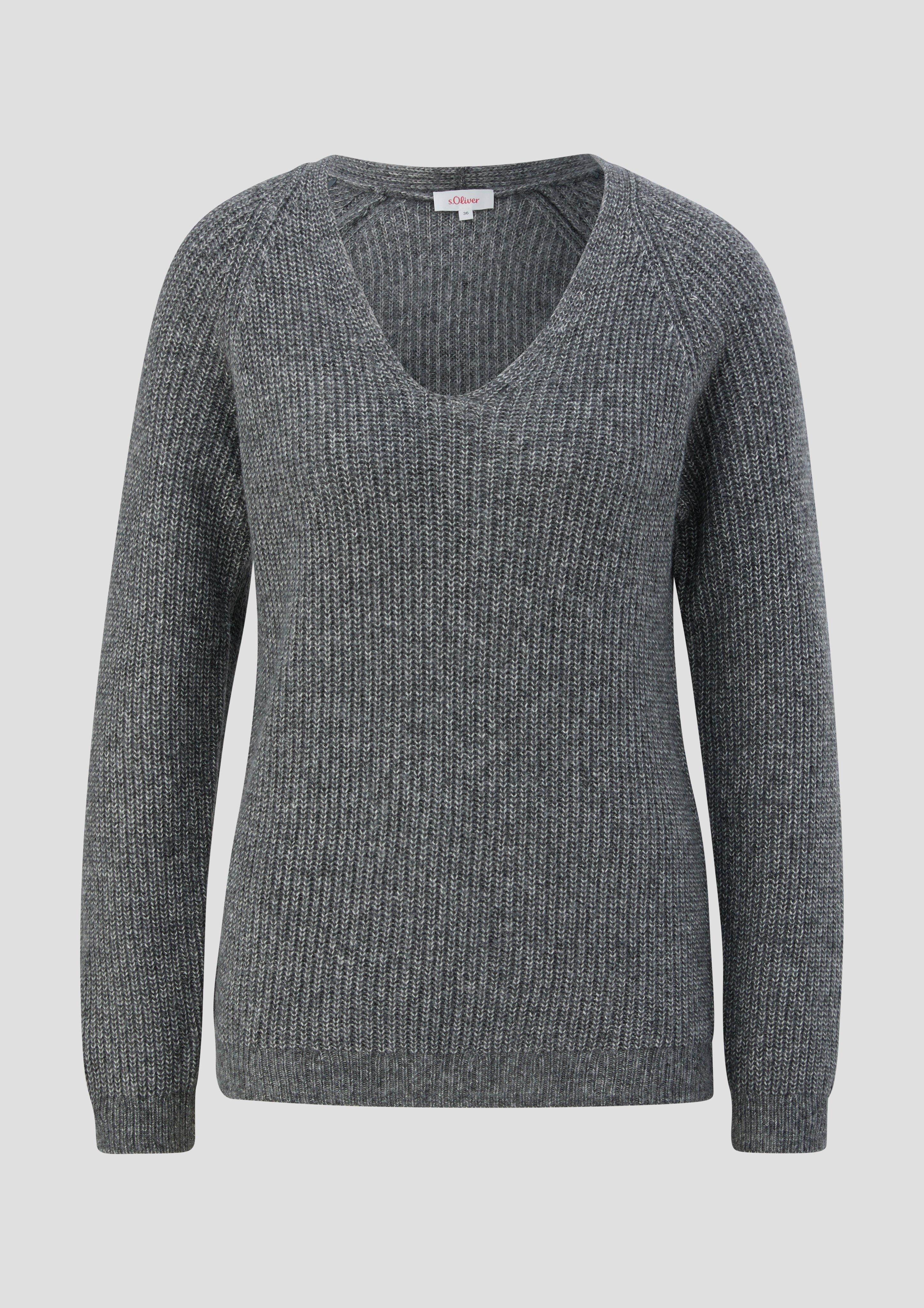 Strickpullover mit Rippstruktur  2139077-9722