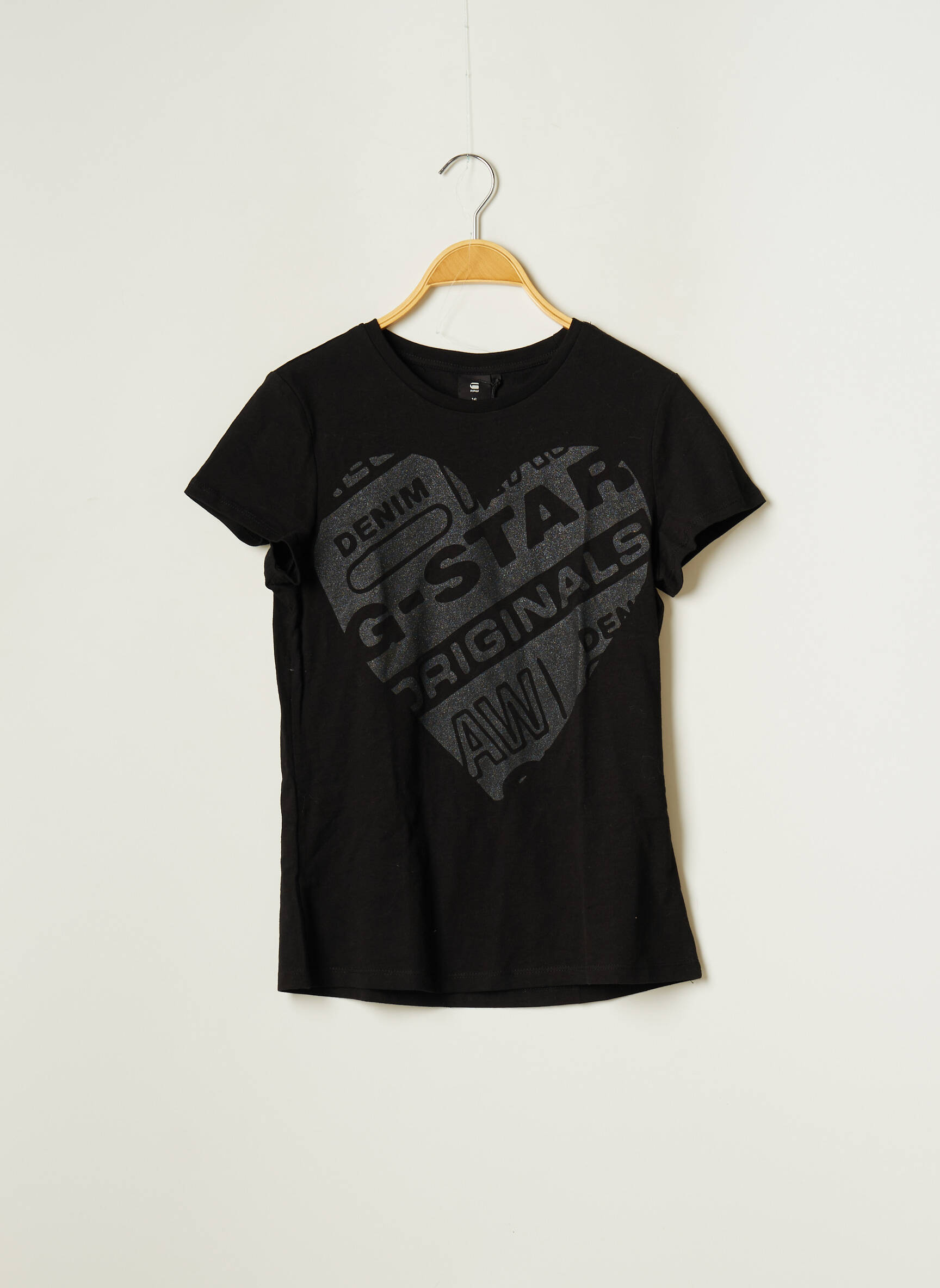 G Star Tshirts Fille couleur noir