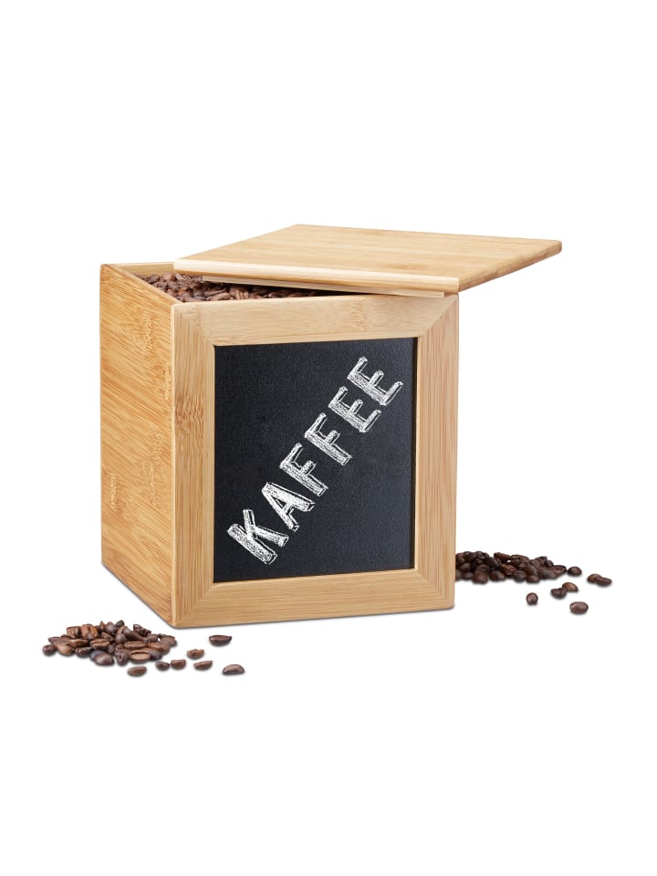 relaxdays Aufbewahrungsbox in Natur - (B)15,5 x (H)17 x (T)15,5 cm günstig kaufen onesize