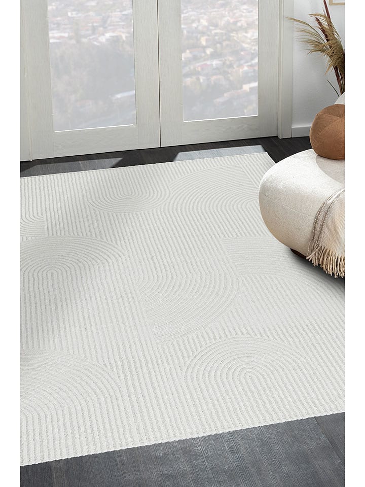 Conceptum Hypnose Kurzflor-Teppich ''Moda 1100'' in Creme günstig kaufen