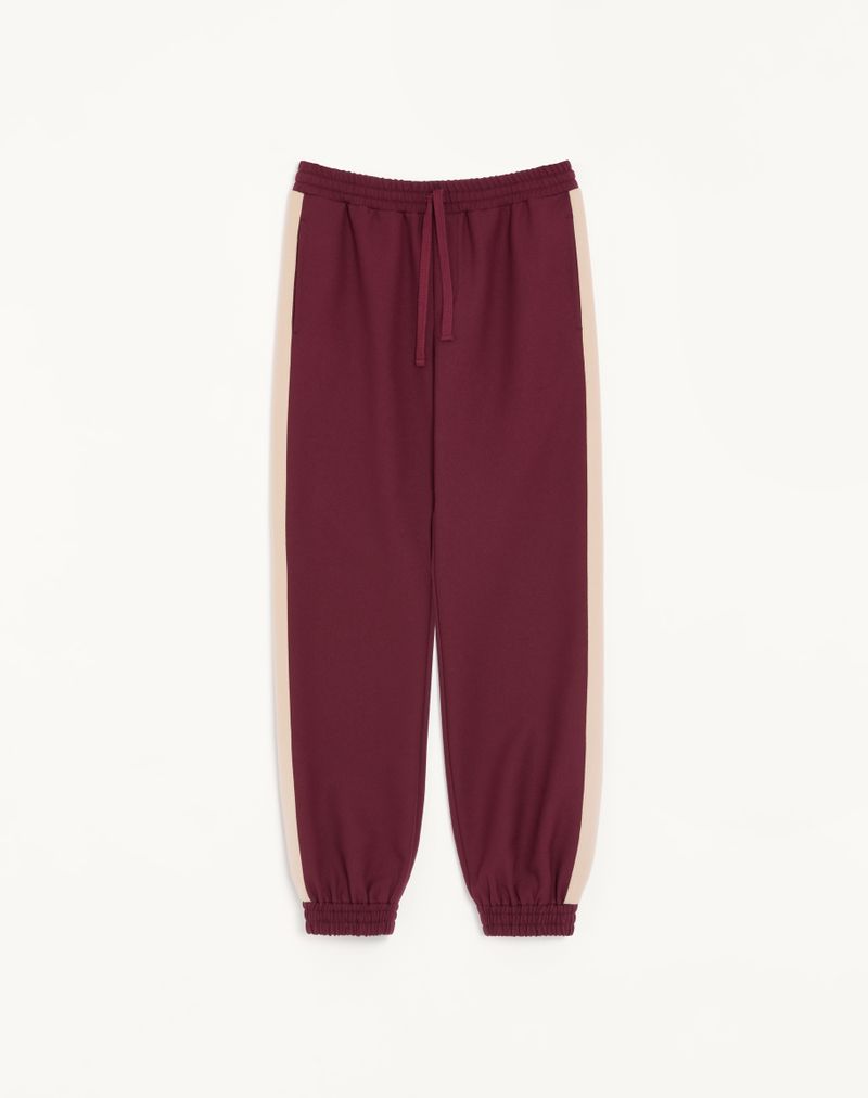 Calças de nylon Valentino com detalhes dourados