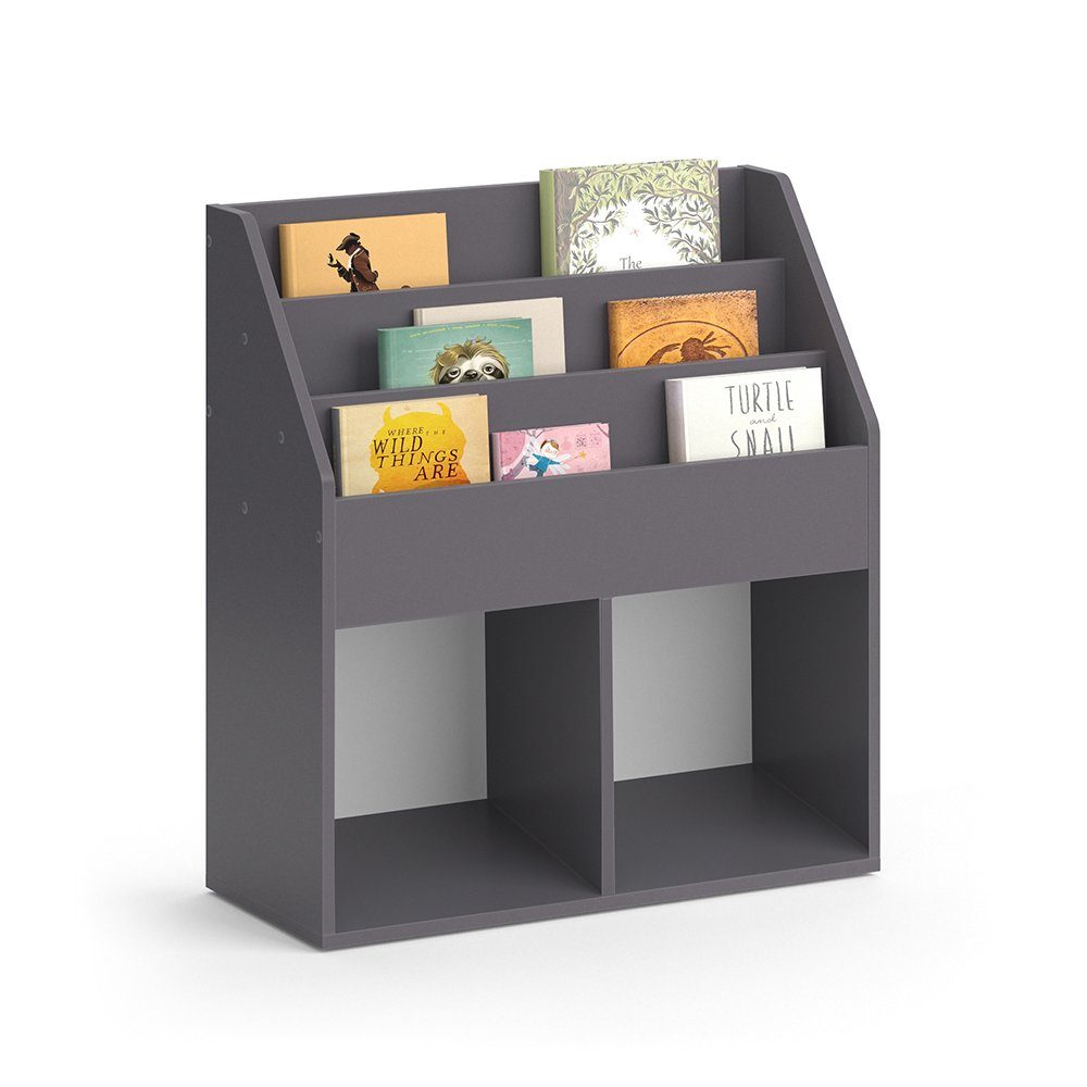 Vicco Bücherregal Kinderregal Aufbewahrungsregal LUIGI Grau