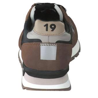 Pepe Jeans Britt Man Print Sneaker in schwarz