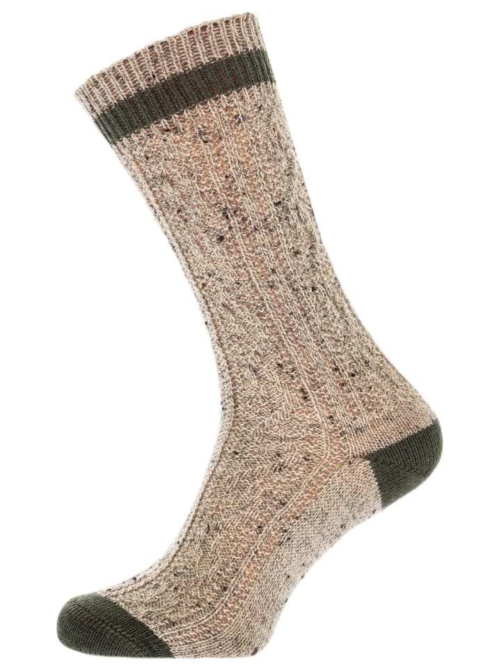 Lusana Schoppersocke L5698T-930 in beige günstig kaufen