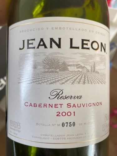Jean LeonReserva Cabernet Sauvignon 1997