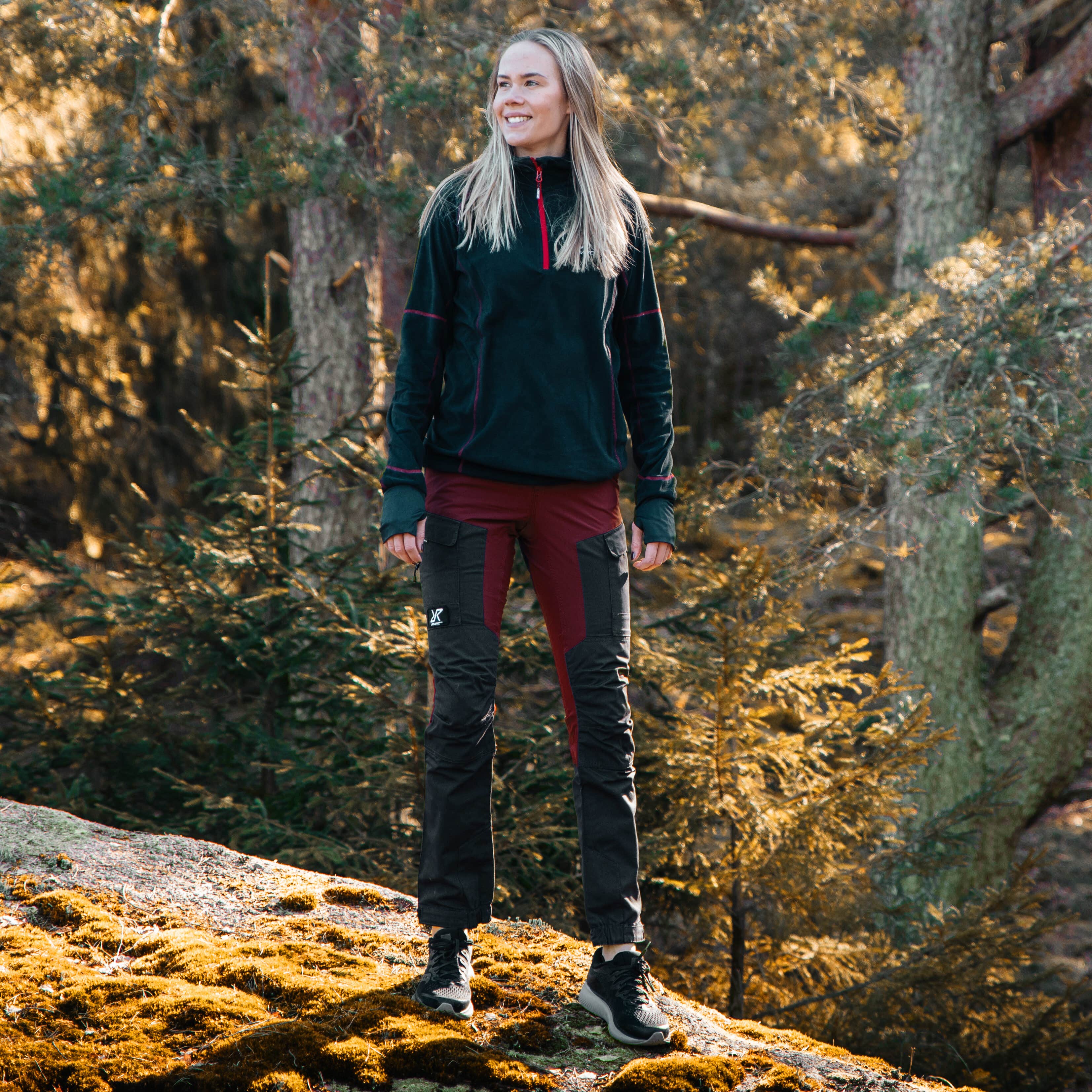 RVRC GP Pants Femme Bison Red