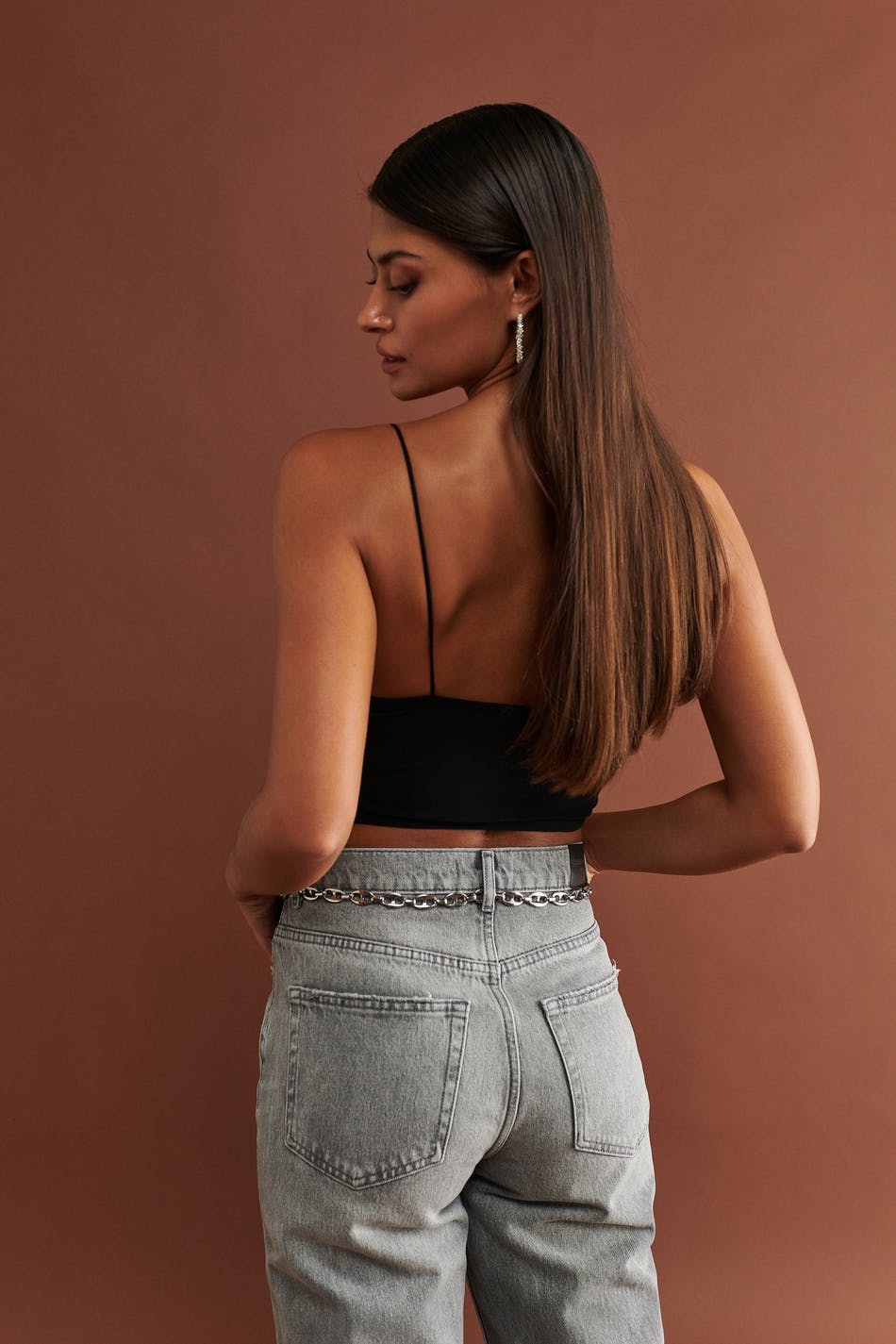 Ruched mesh top