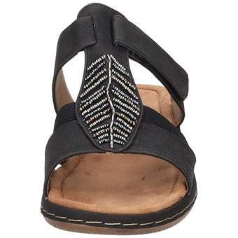 Puccetti Pantolette in schwarz