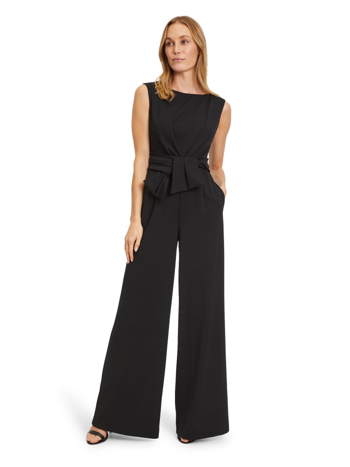 Vera Mont Jumpsuit mit weitem Bein in Schwarz günstig kaufen