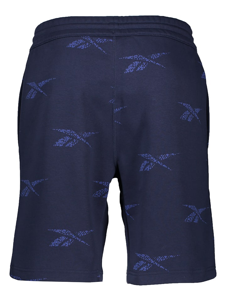 Reebok Sweatshorts in Dunkelblau günstig kaufen