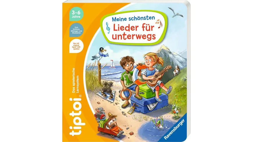 Ravensburger tiptoi - Meine schönsten Lieder für unterwegs, Für reiselustige Musikfreunde