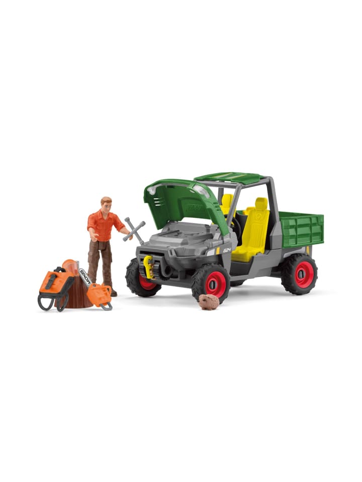 Schleich Farm World Waldbauer mit Fahrzeug in Mehrfarbig ab 3 Jahre günstig kaufen onesize