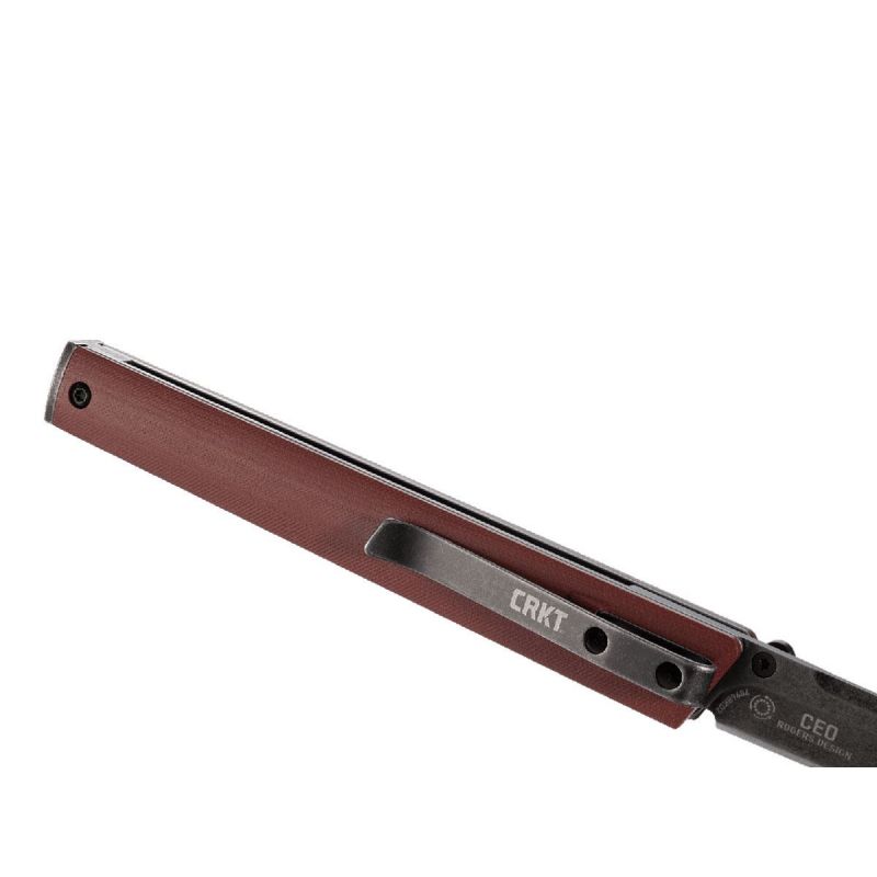 CRKT CEO Burgundy D2 7096BKD2