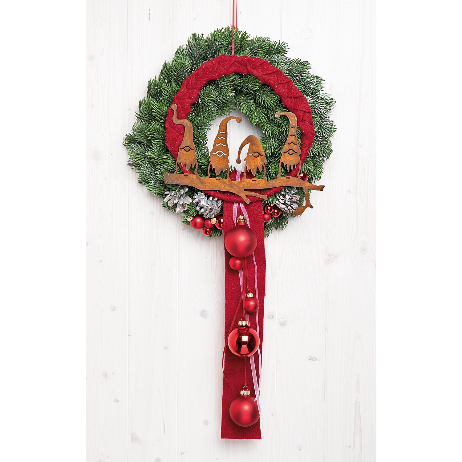 Rost-Wichtel aus Metall, 30 cm