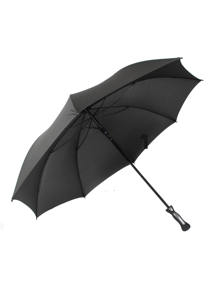 COFI 1453 Teleskop Regenschirm Schwarz ø130 cm in Schwarz günstig kaufen 130 cm