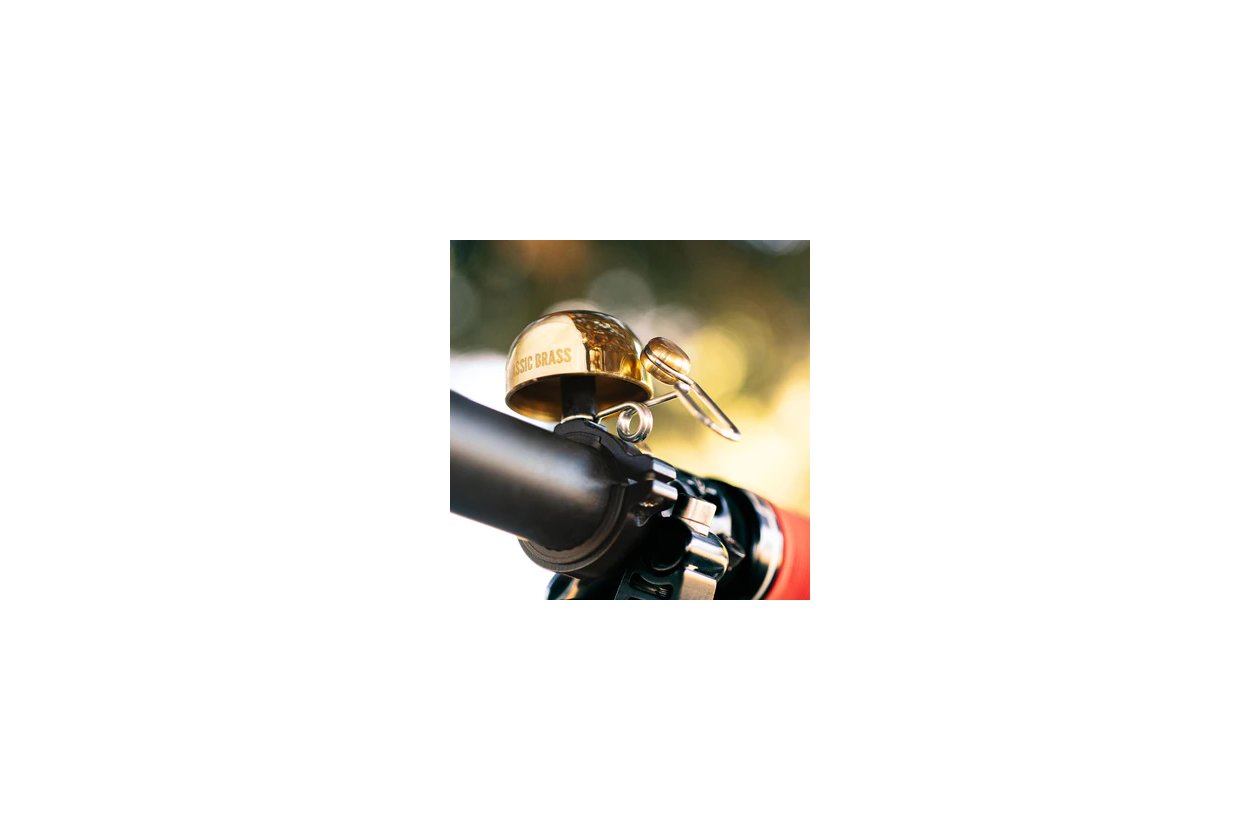 Lezyne Fahrradklingel Classic Brass mit Schelle