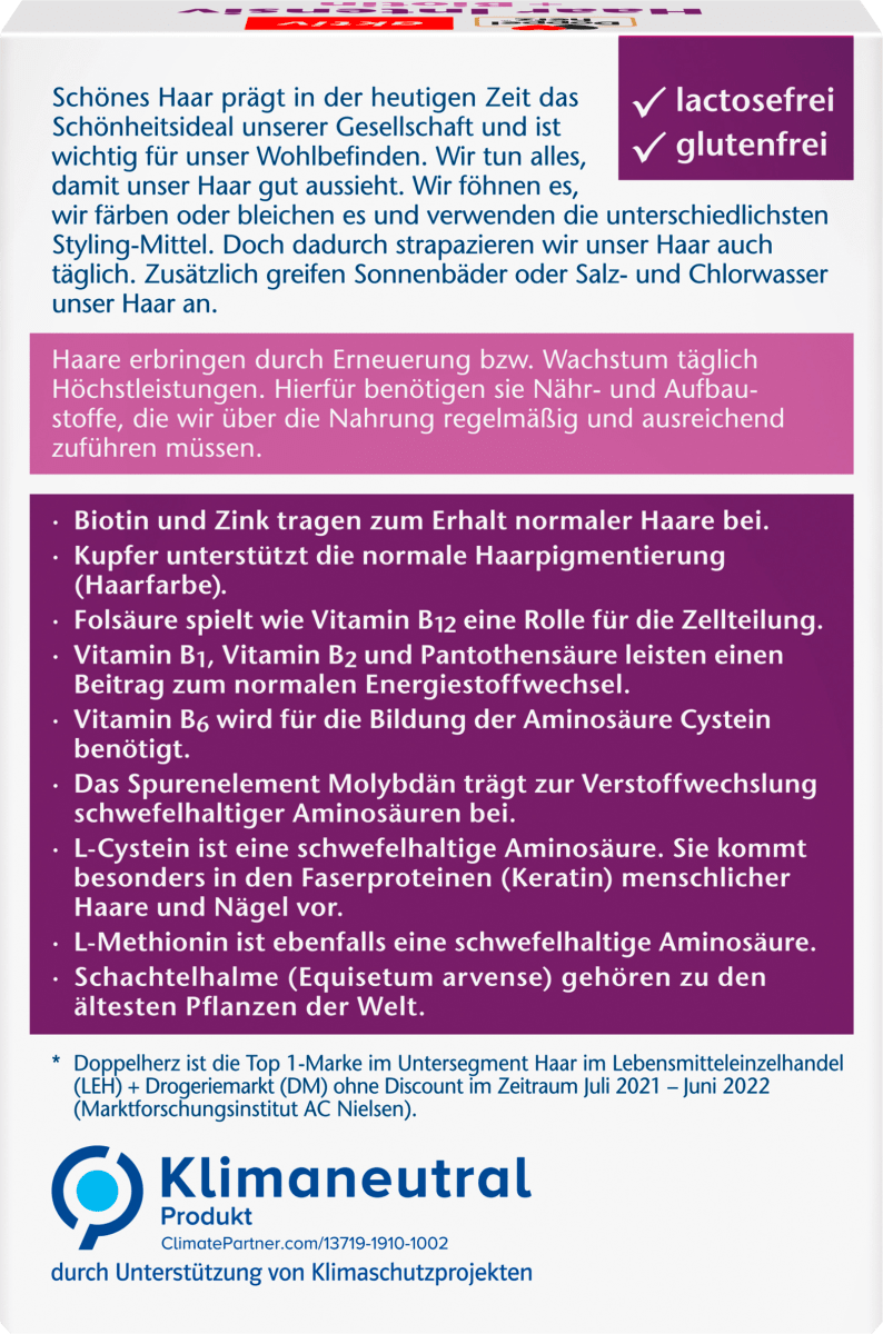 Haar Intensiv + Biotin Kapseln 30 St, 17,4 g