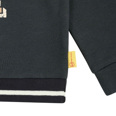 Sweatshirt, schwarz für Jungs