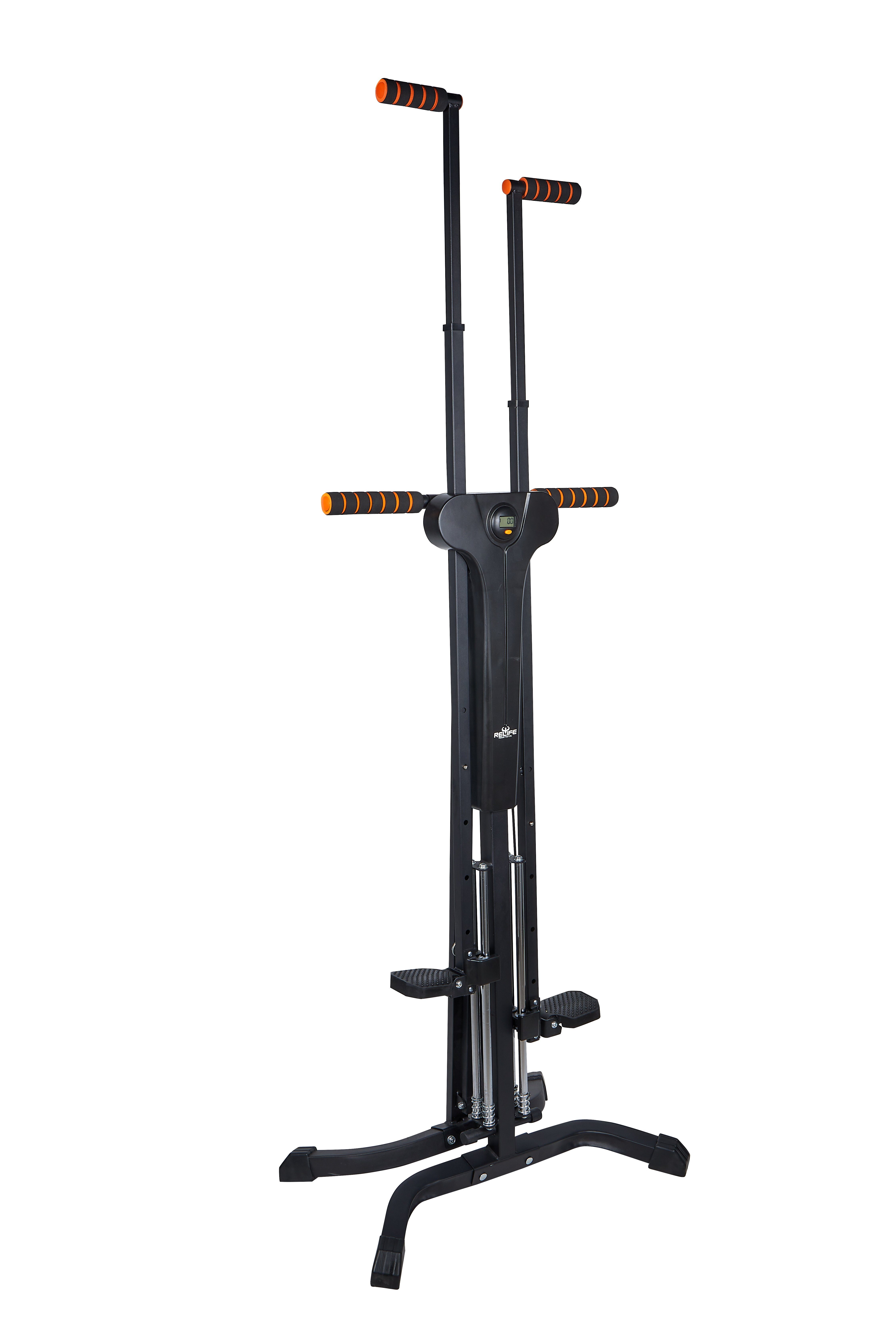 Technofit Kletter-Trainingsgerät TT1056 Vertical Climber Klettergerät Treppensteiger, viele Variationsmöglichkeiten, mit LCD Display