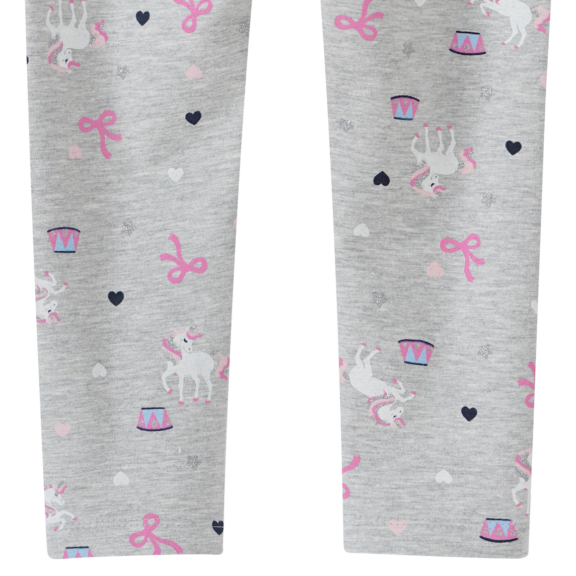 Mädchen Leggings mit Einhorn-Allover