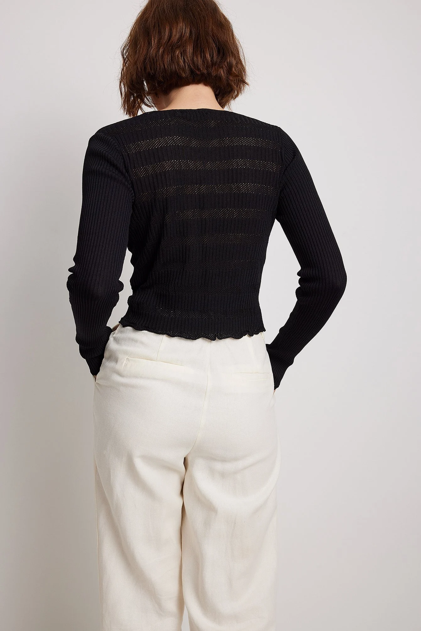 Strickjacke Knopf