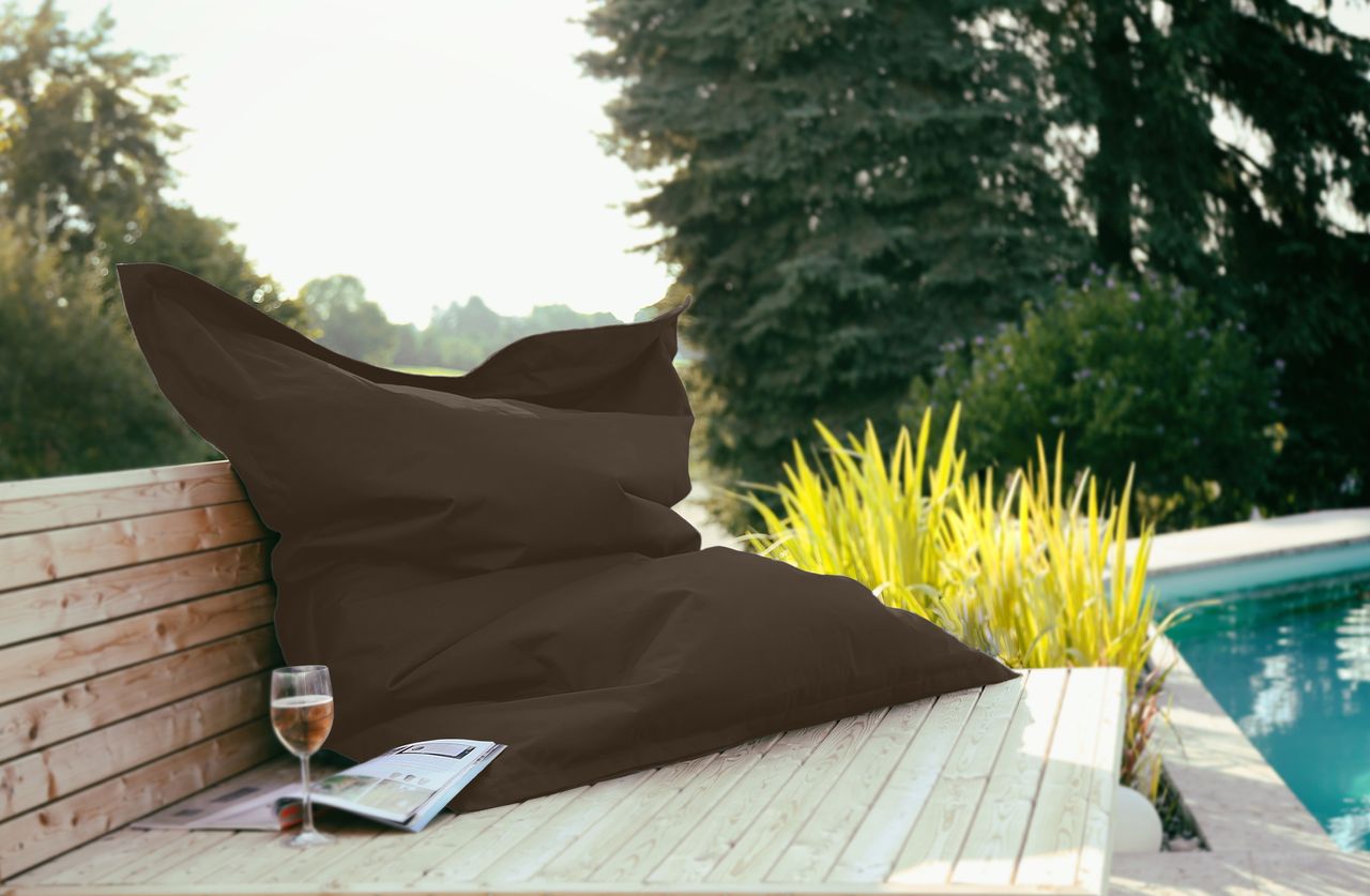 Kinzler Outdoorfähiger Riesensitzsack ca. 140 x 180 cm, Farbe khaki