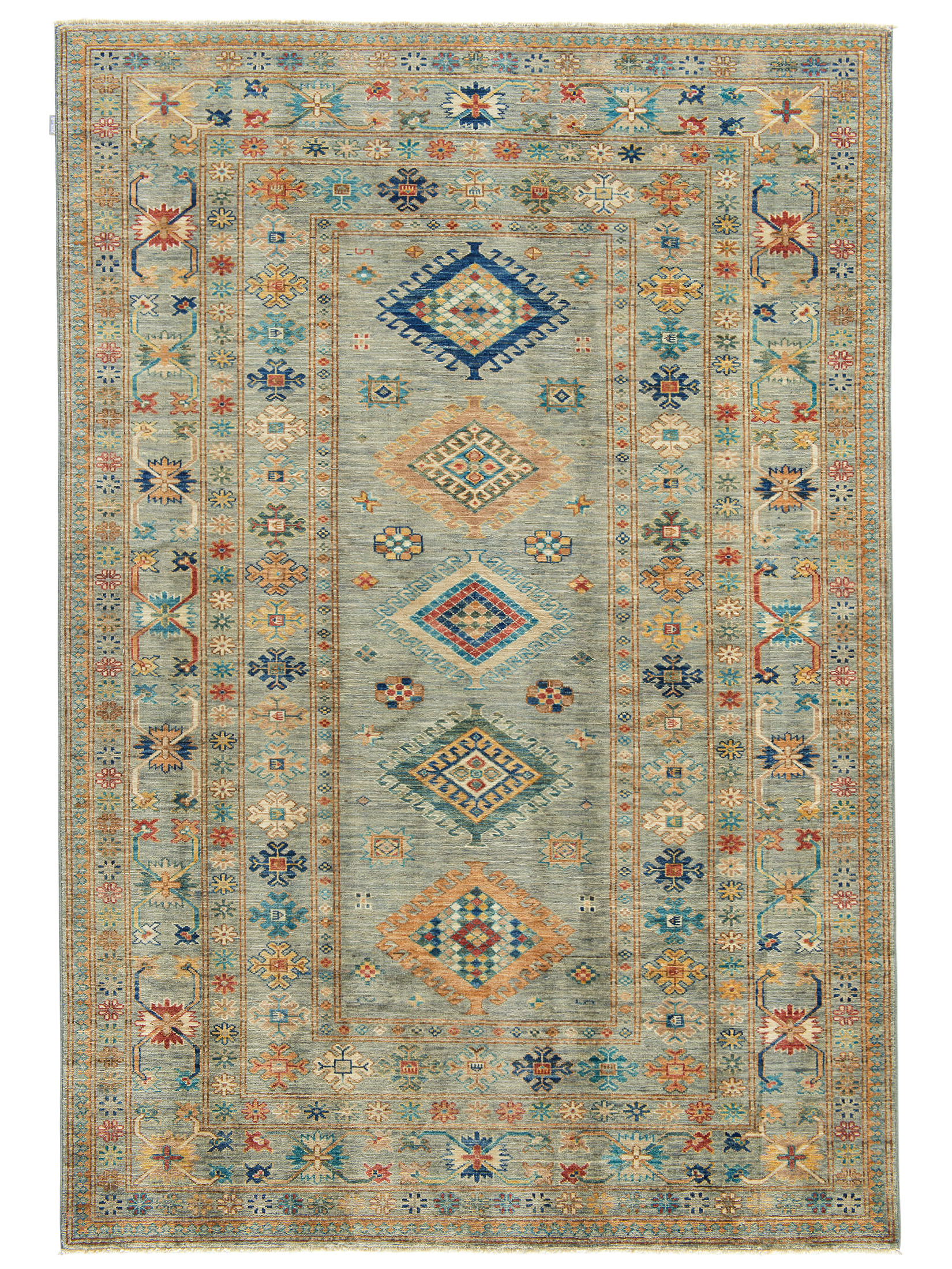 Kazak Ghazni ca. 166 x 244 cm, Unikat / Einzelstück
