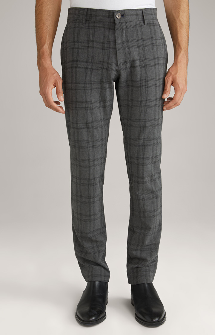 Chino Matthew in Grau kariert