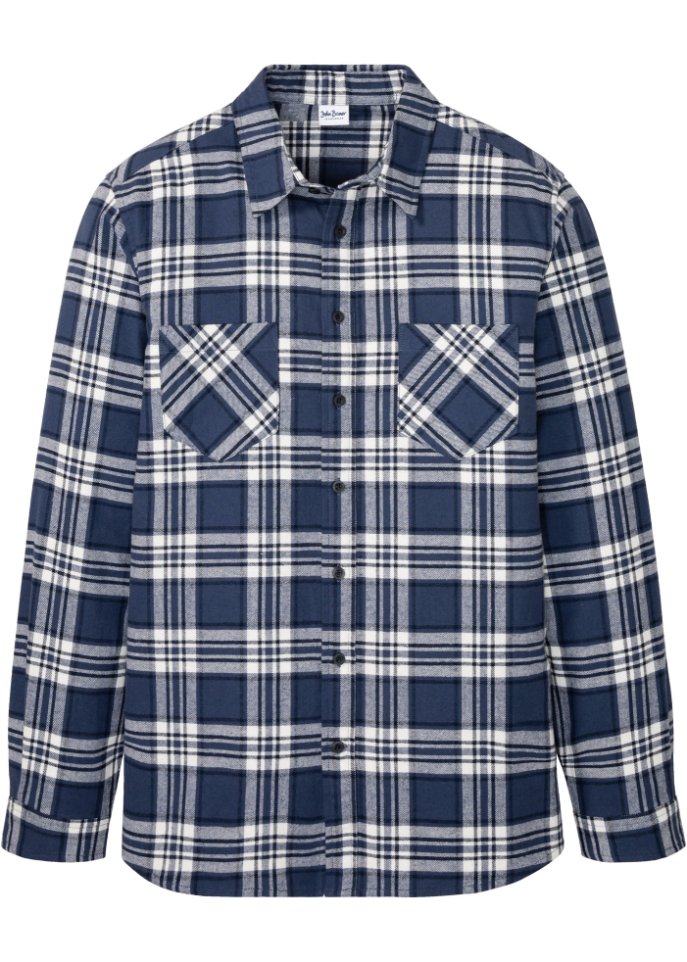 Flanell-Langarmhemd