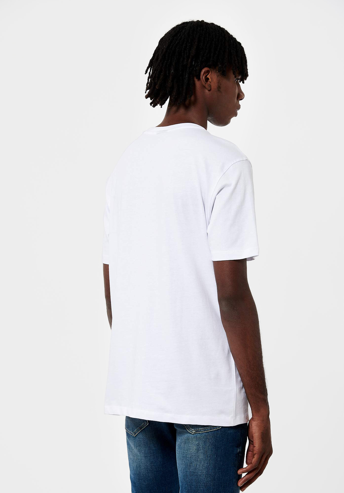 CLAY   T-shirt blanc Homme en 100% coton