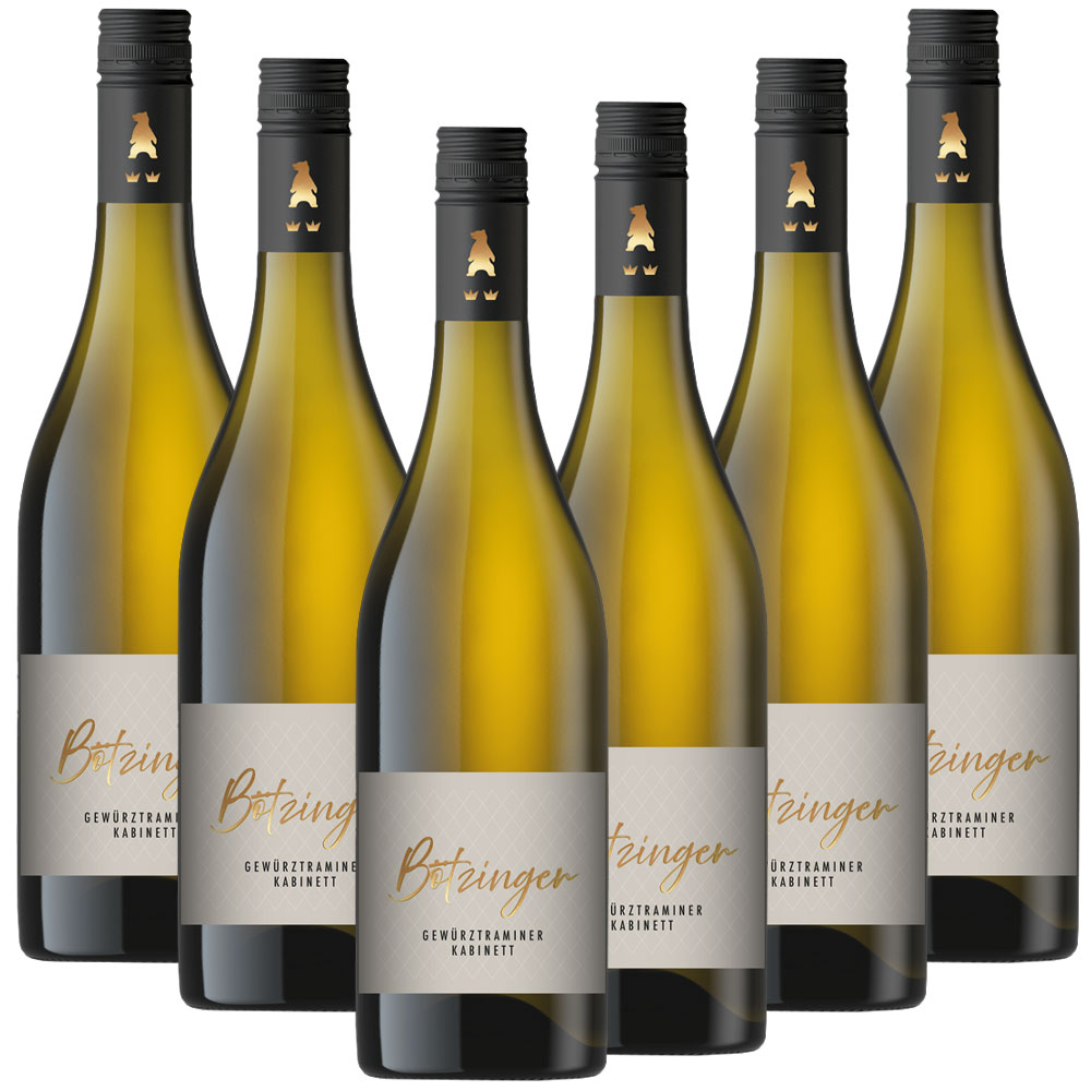Winzergenossenschaft Bötzingen Der Bötzinger - Gewürztraminer Kabinett feinfruchtig - 6er Karton