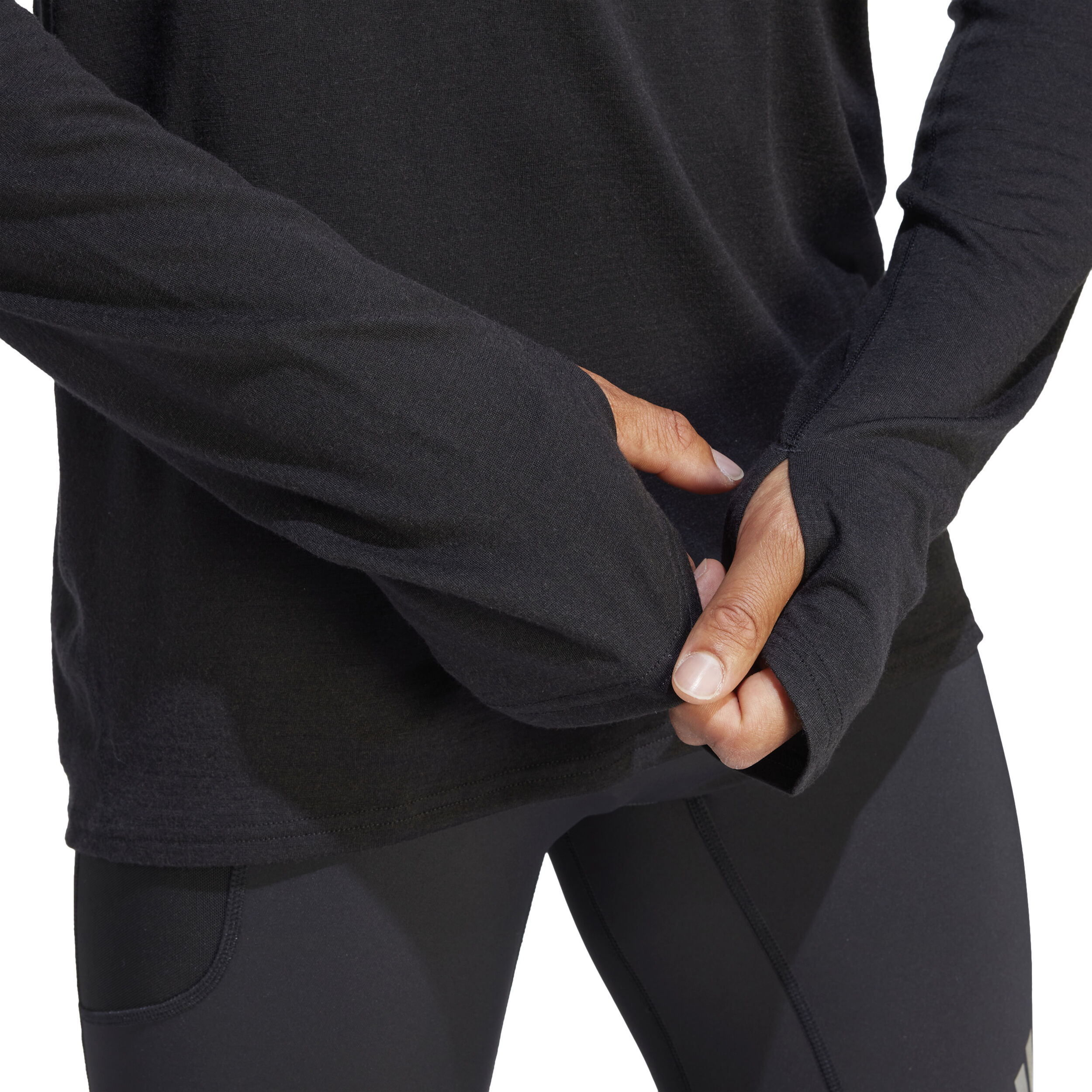 Ultimate Cold Ready Merino Longsleeve Herren - Schwarz