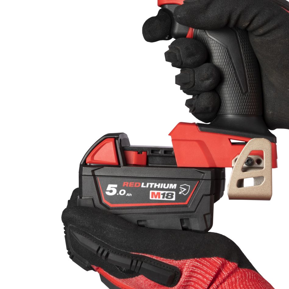 Milwaukee Tilbehør 4932479265 M18 B5-CR Kemikaliebestandigt 5,0 Ah batteri 18 V