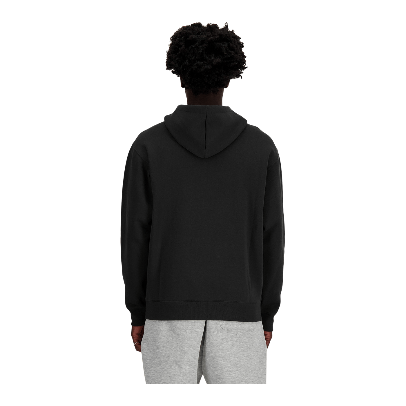 New Balance Sport Essentials Logo Fleece Jacke Schwarz FBK