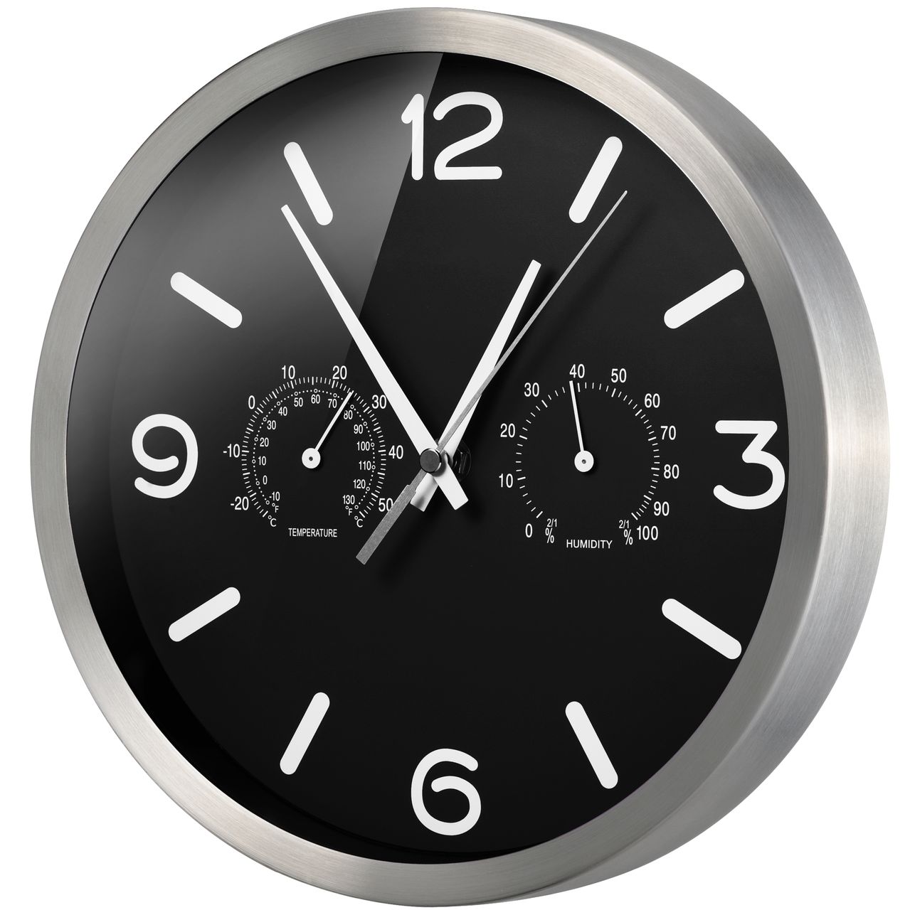 Bresser MyTime DCF Thermo-/ Hygro- Wanduhr 25cm