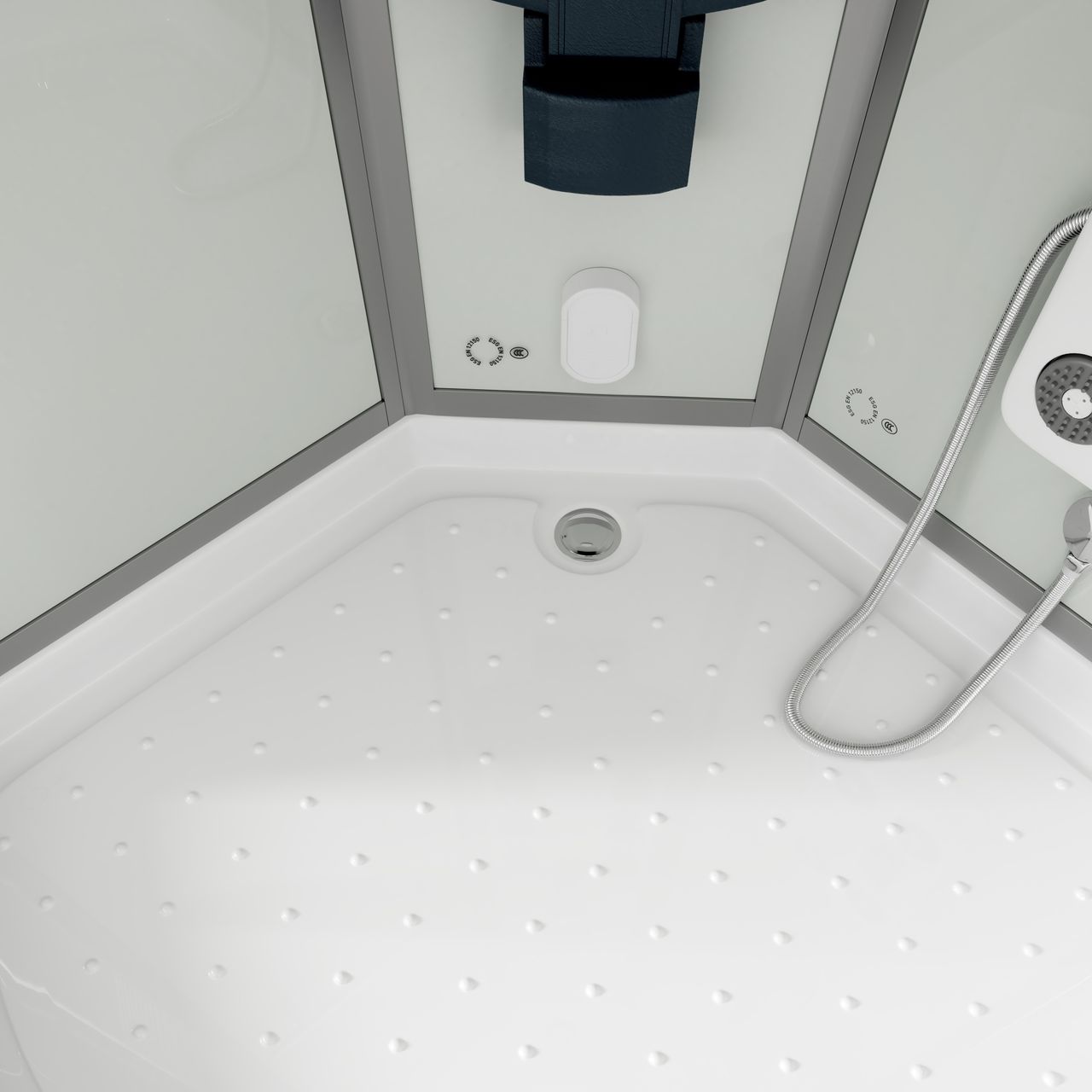 Home Deluxe Dampfdusche WHITE PEARL - 90 x 90 cm