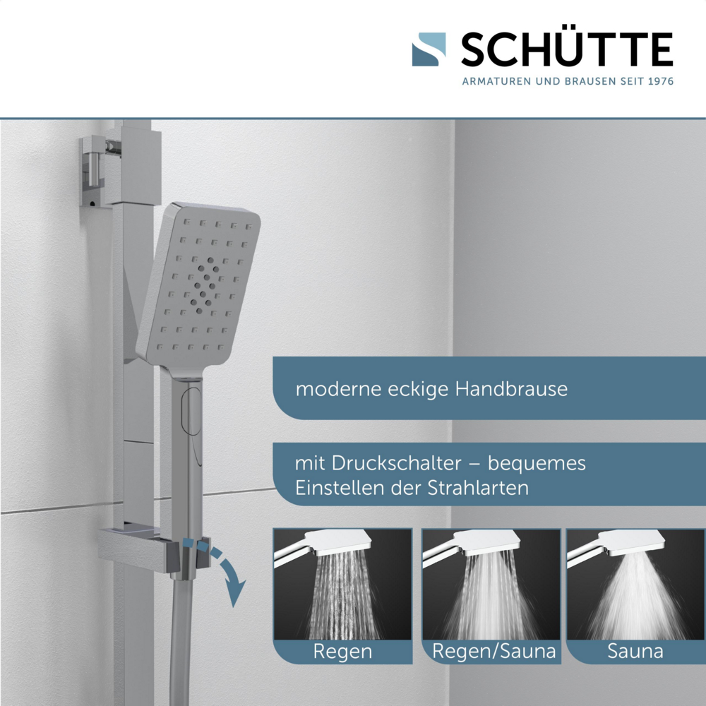 Schütte Duschset OCEAN Chrom/Anthrazit