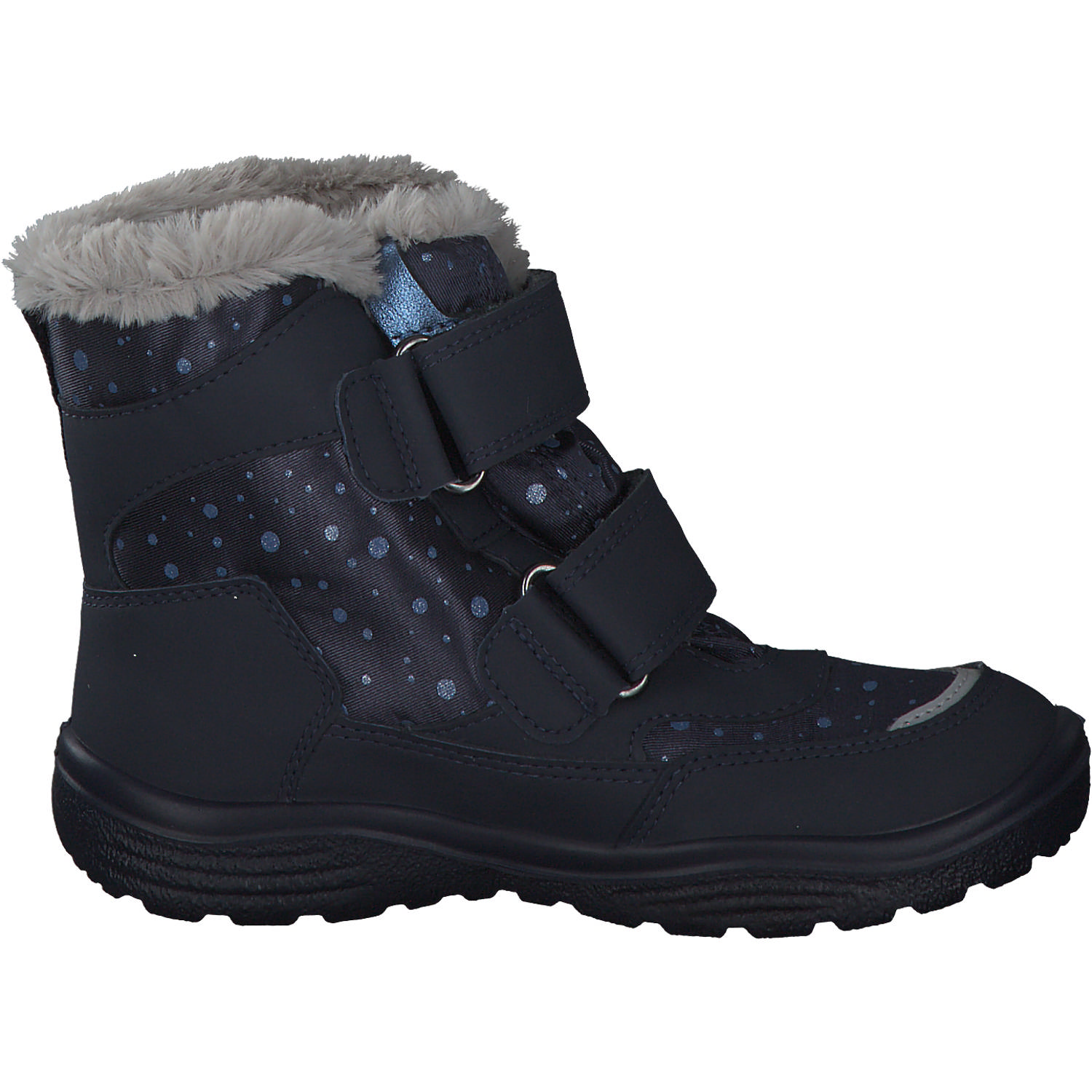 Superfit CRYSTA 09091, Stiefeletten (Kinder), Kinder, Blau/Hellgrau