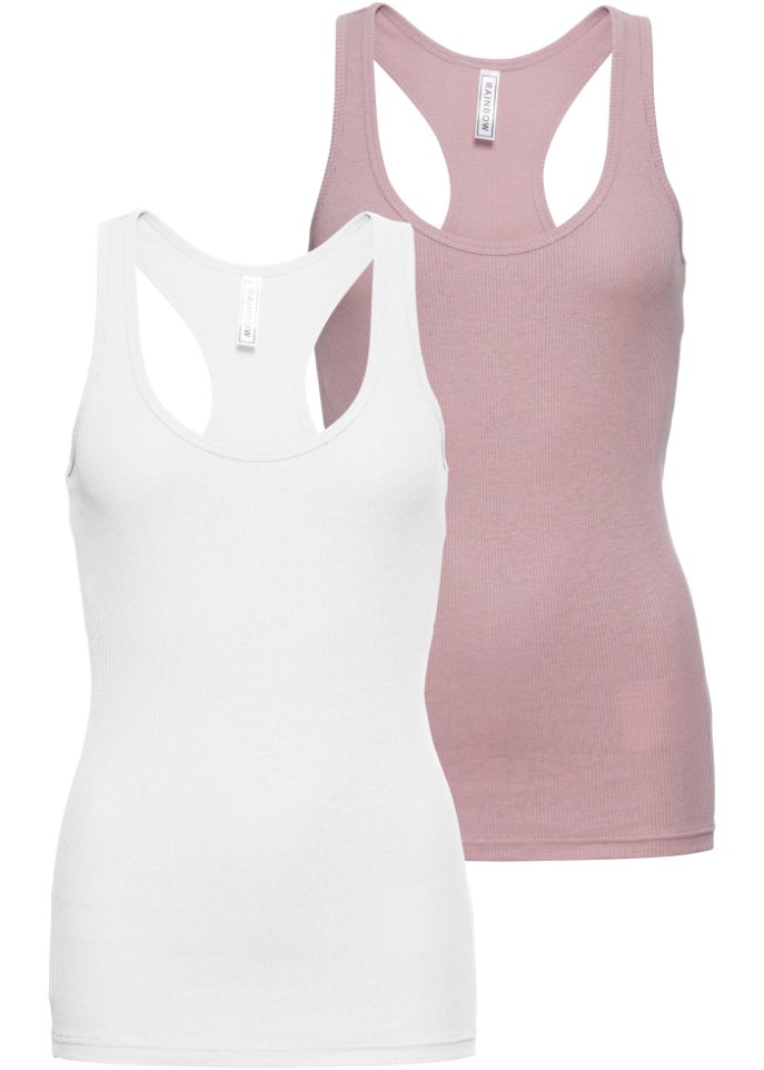2er-Pack Ripp-Tanktop