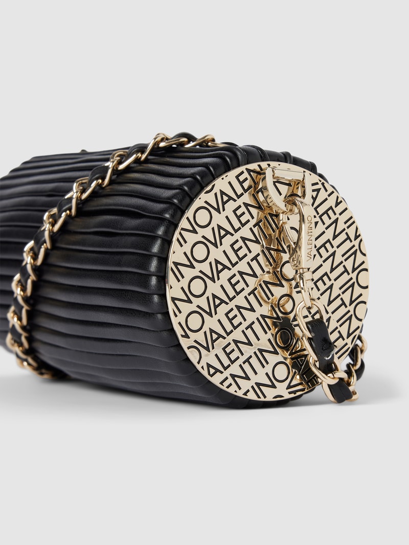 Crossbody Bag mit Strukturmuster Modell 'FROZEN' in schwarz