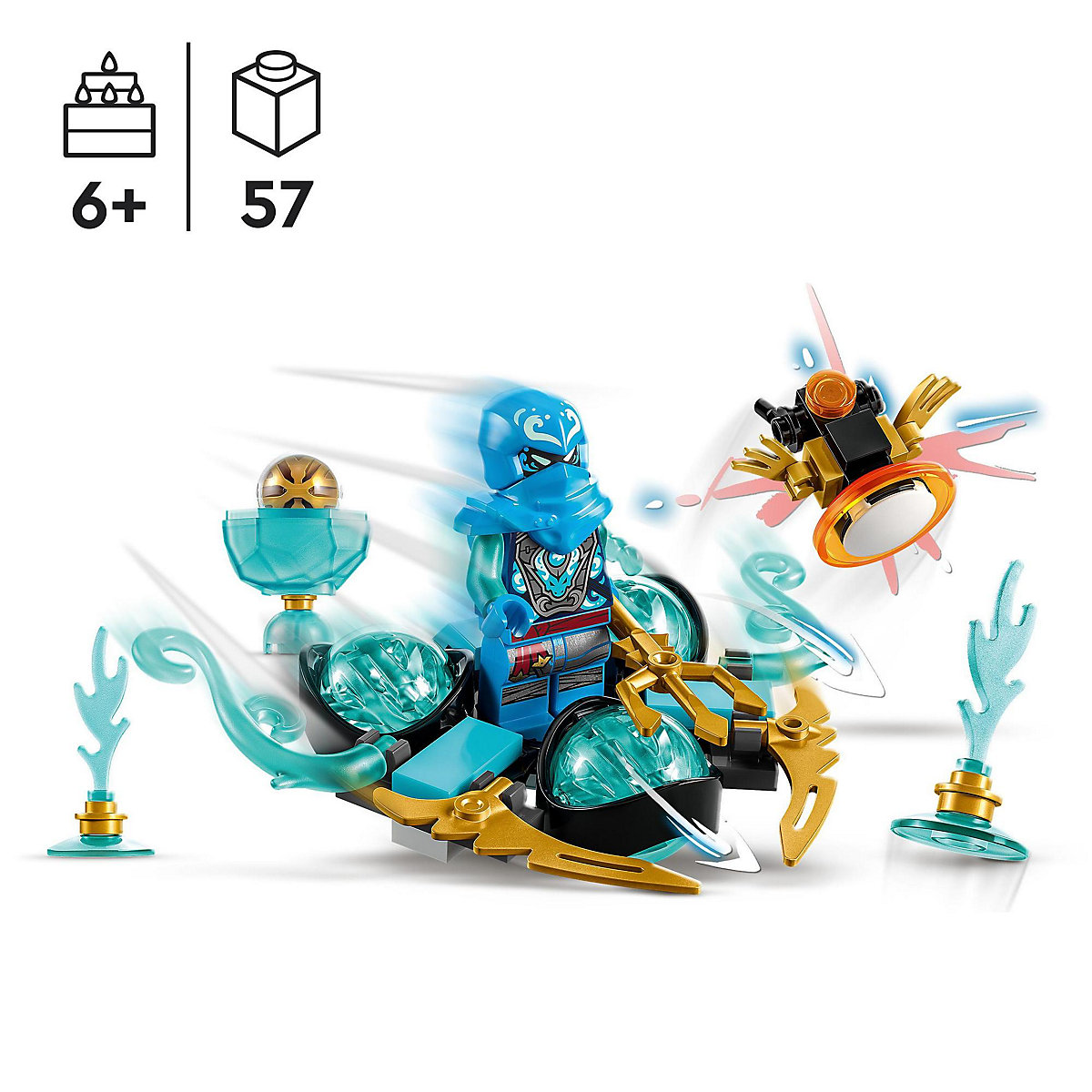 LEGO® Ninjago 71778 Nyas Drachenpower-Spinjitzu-Drift