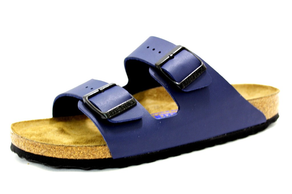 BIRKENSTOCK Pantoletten blau