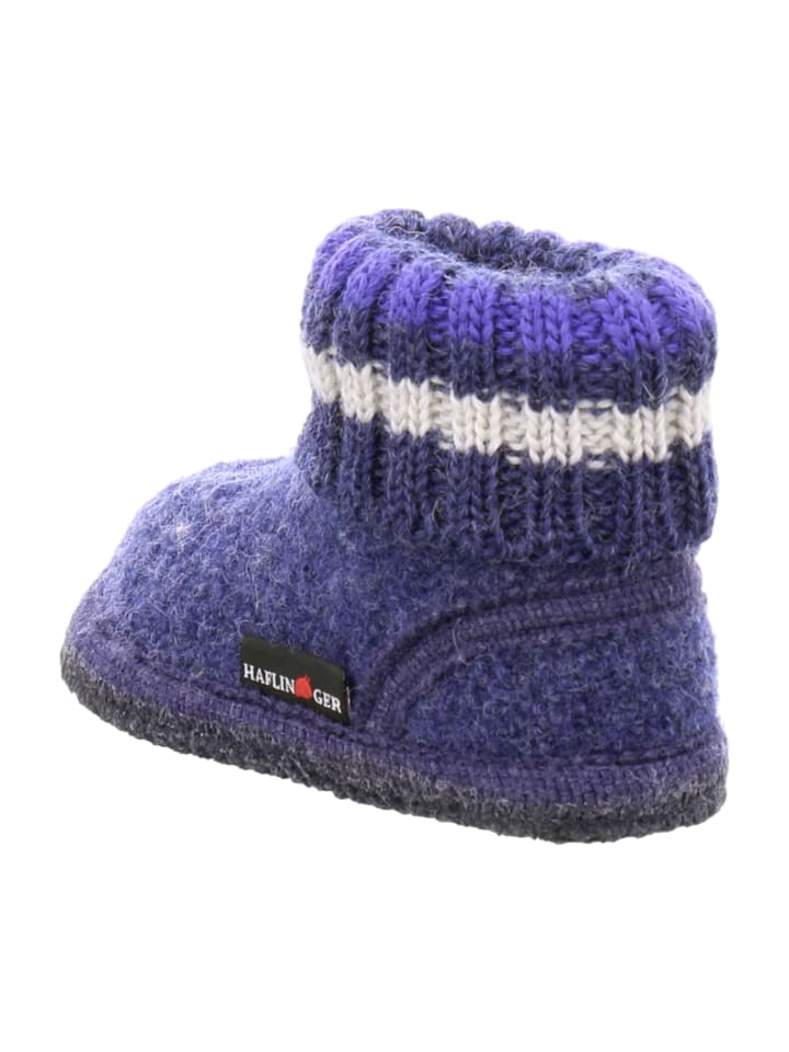 HAFLINGER Hausschuhe in Blau günstig kaufen