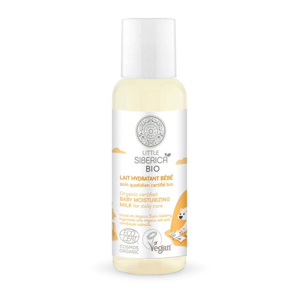 Natura Sibérica Lait Hydratant pour Bébé certifié Bio Lait hydratant