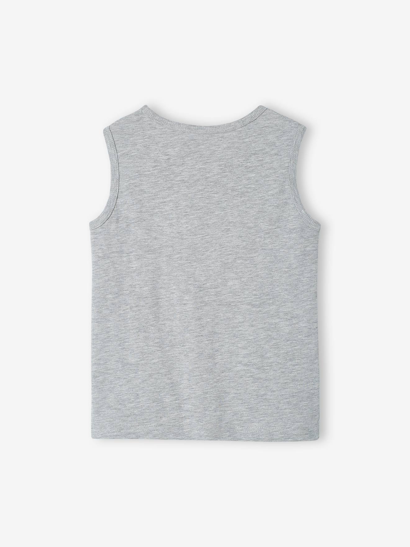 Vertbaudet Jungen Trägershirt Oeko-Tex - grau meliert